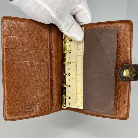 🤎Louis Vuitton Brown Monogram Small Ring Agenda Cover | PRELOVED!!🤎 - Picture 5 of 8